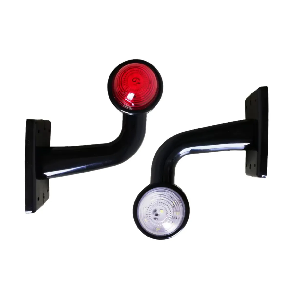 LED Marker Lamps – 12/24V, Outline, 90° Angles