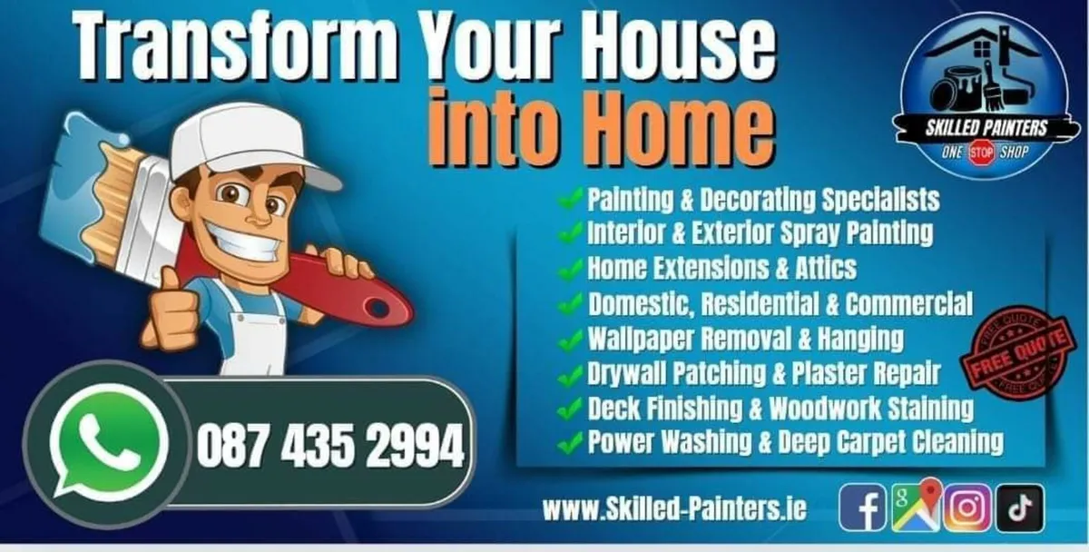 Skilled Painters Decorators Dublin Top Rated Quick - Image 3