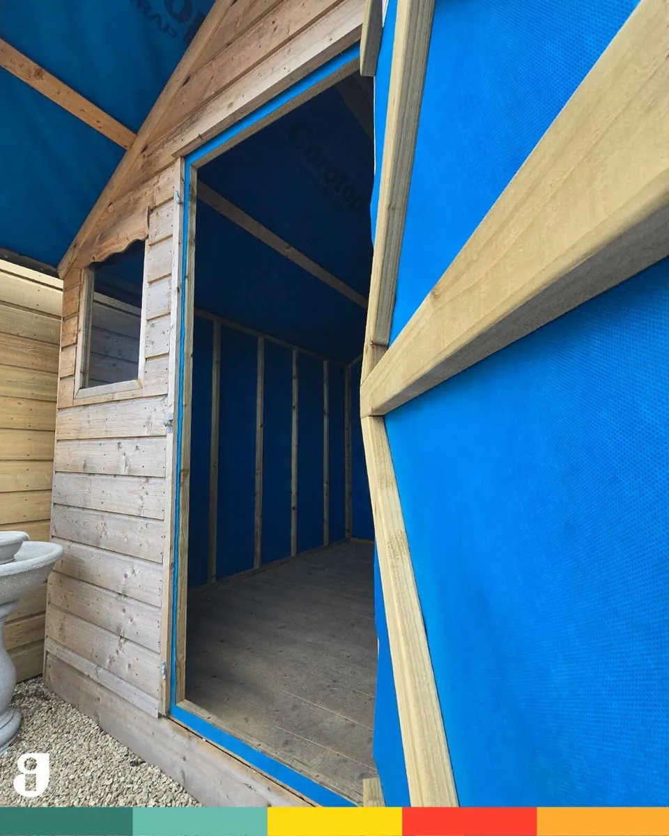 Wooden Overhang Shed - Image 1