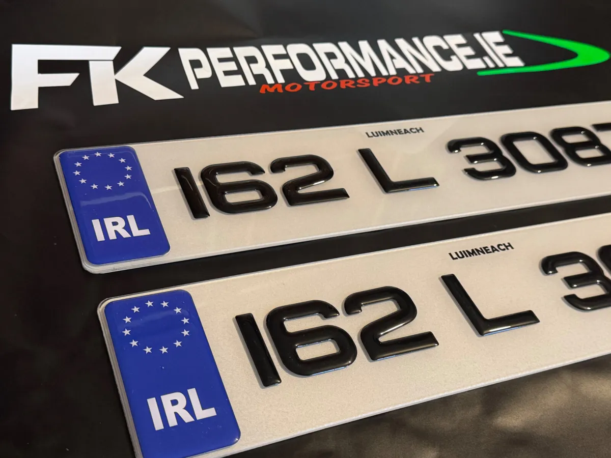 Gel German jap number plates delivered - Image 1