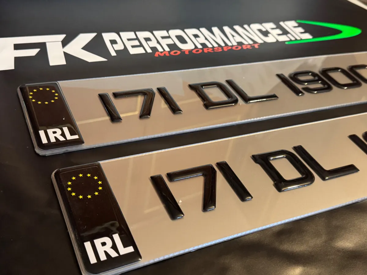 Tinted gel number plates - Image 1