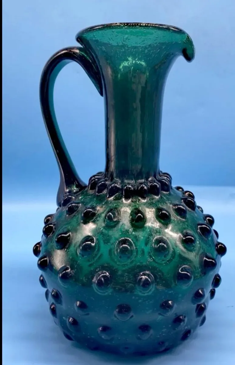 Unique large 1000 eyes Duncan Miller glass carafe - Image 1