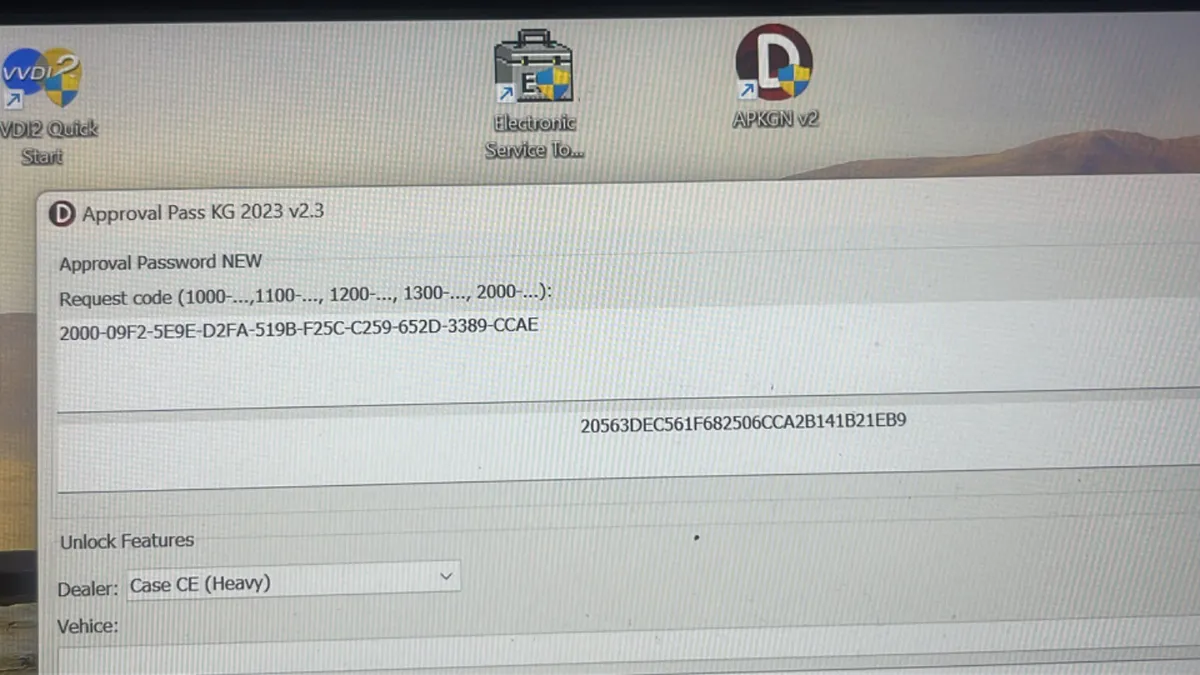 CNH DPA5 new 10 block  password  codes generated - Image 2