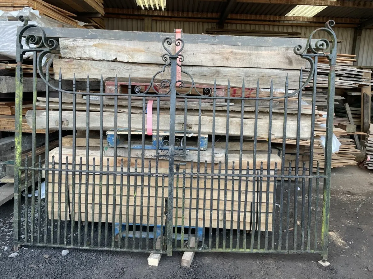 Cast Iron Decorative   10ft Gates - Image 1