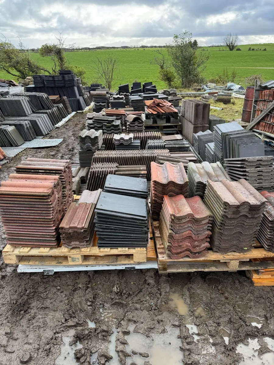 Reclaimed concrete roofing tiles - Image 2