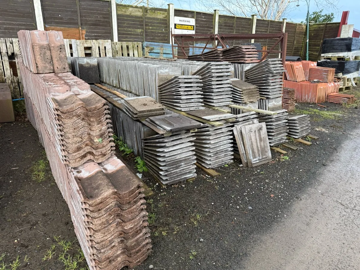 Reclaimed concrete roofing tiles - Image 3