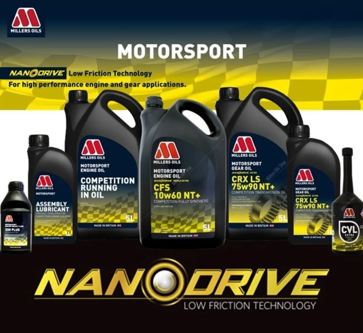 Millers Nanodrive Race Oils - Image 2