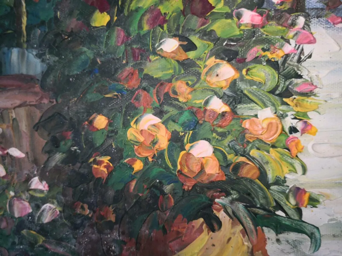 Large oil painting on canvas - Image 2