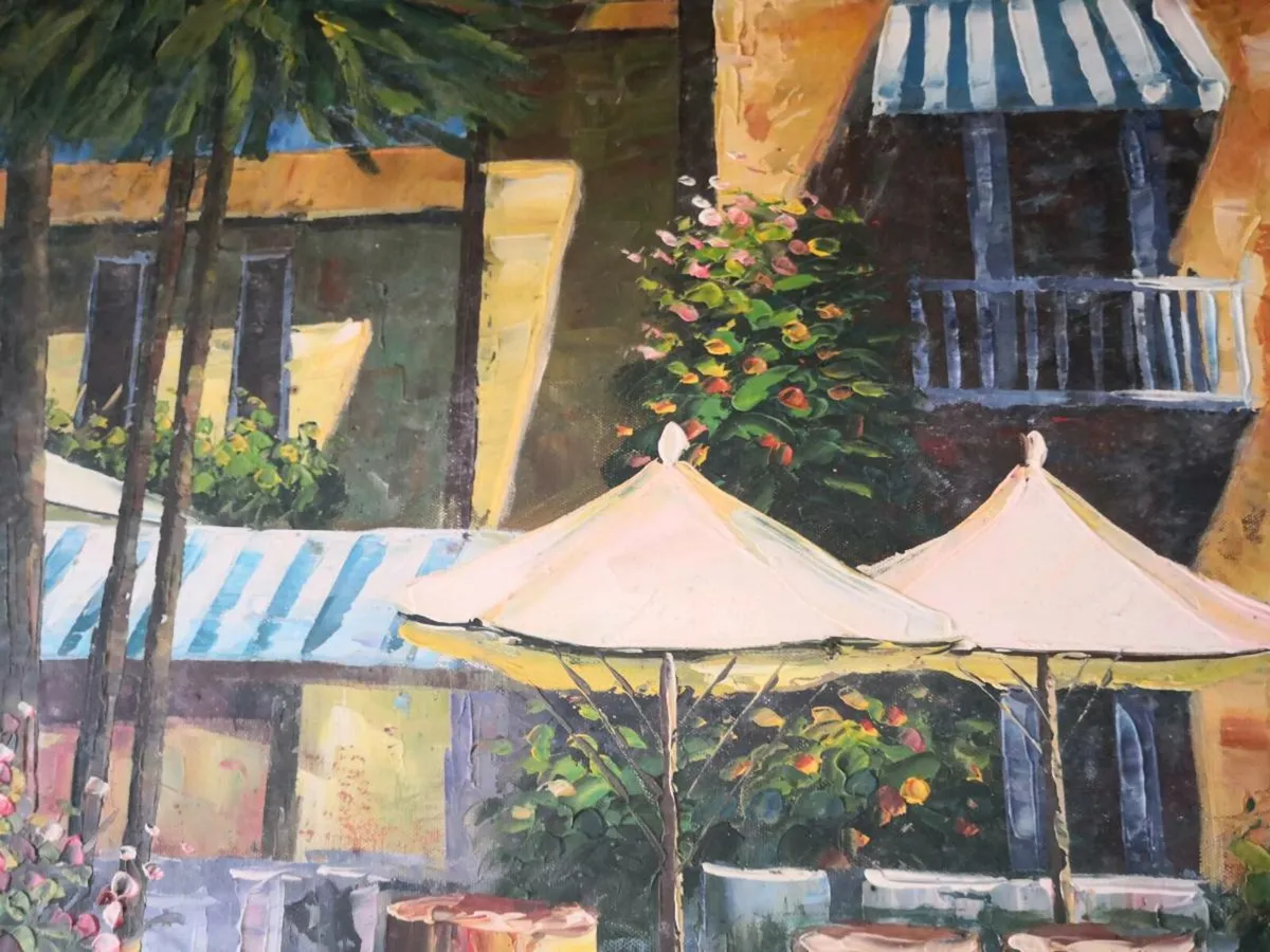 Large oil painting on canvas - Image 3