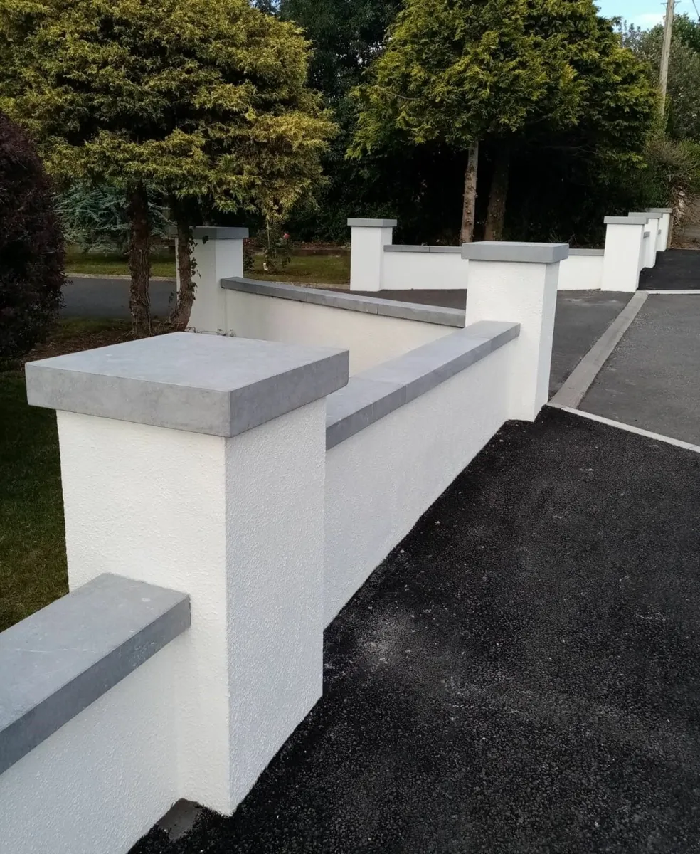 Limestone Wall Capping and Pier Caps - Image 3