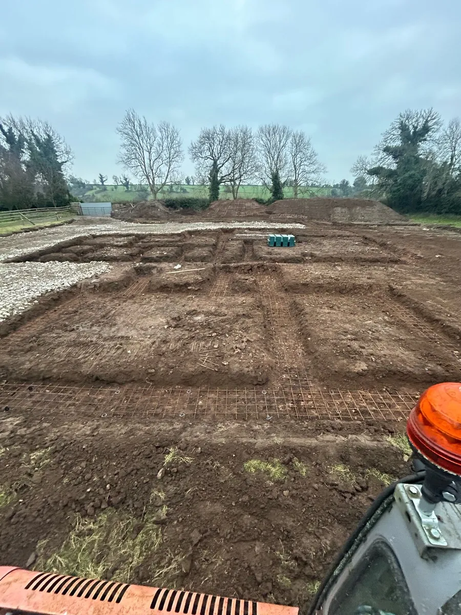 Digger driver septic tank house foundation - Image 1