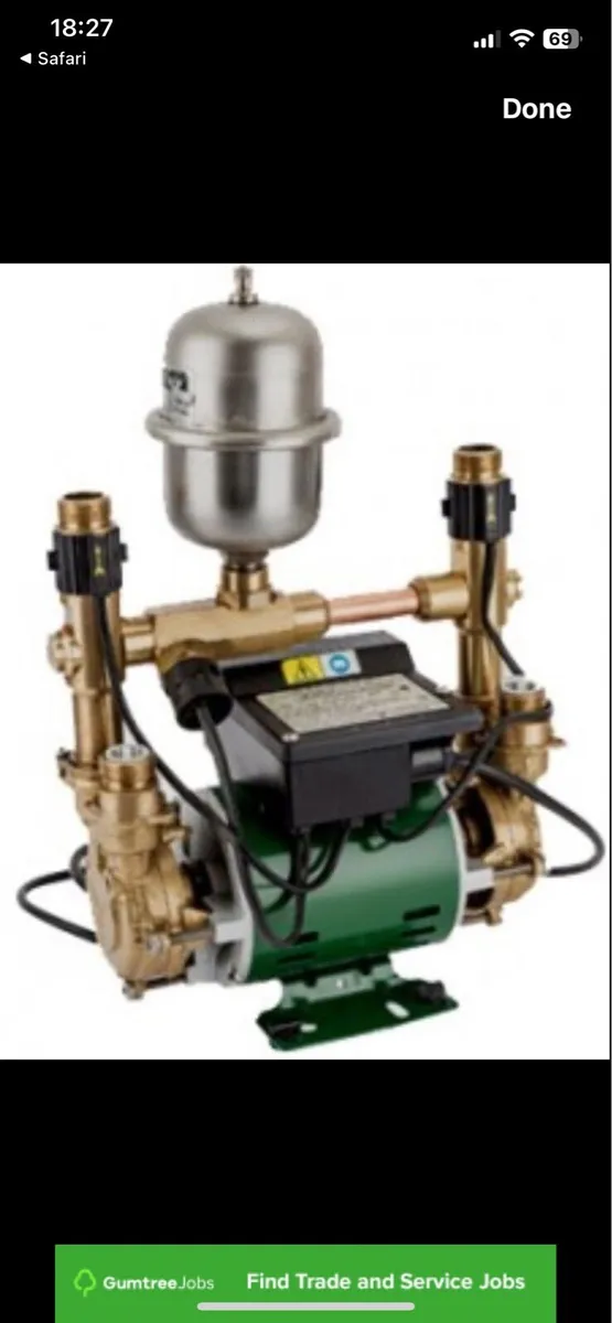 Shower/booster/water pumps. - Image 1