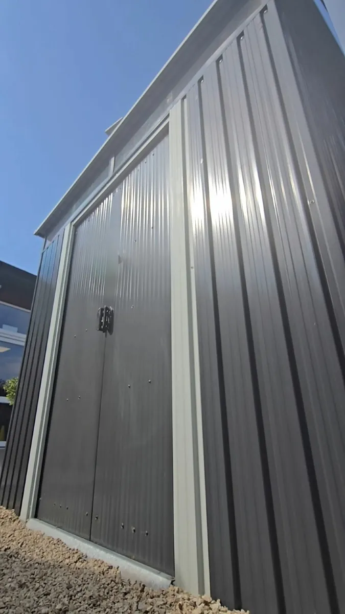 8ft x 6ft Steel Pent Shed - Image 2