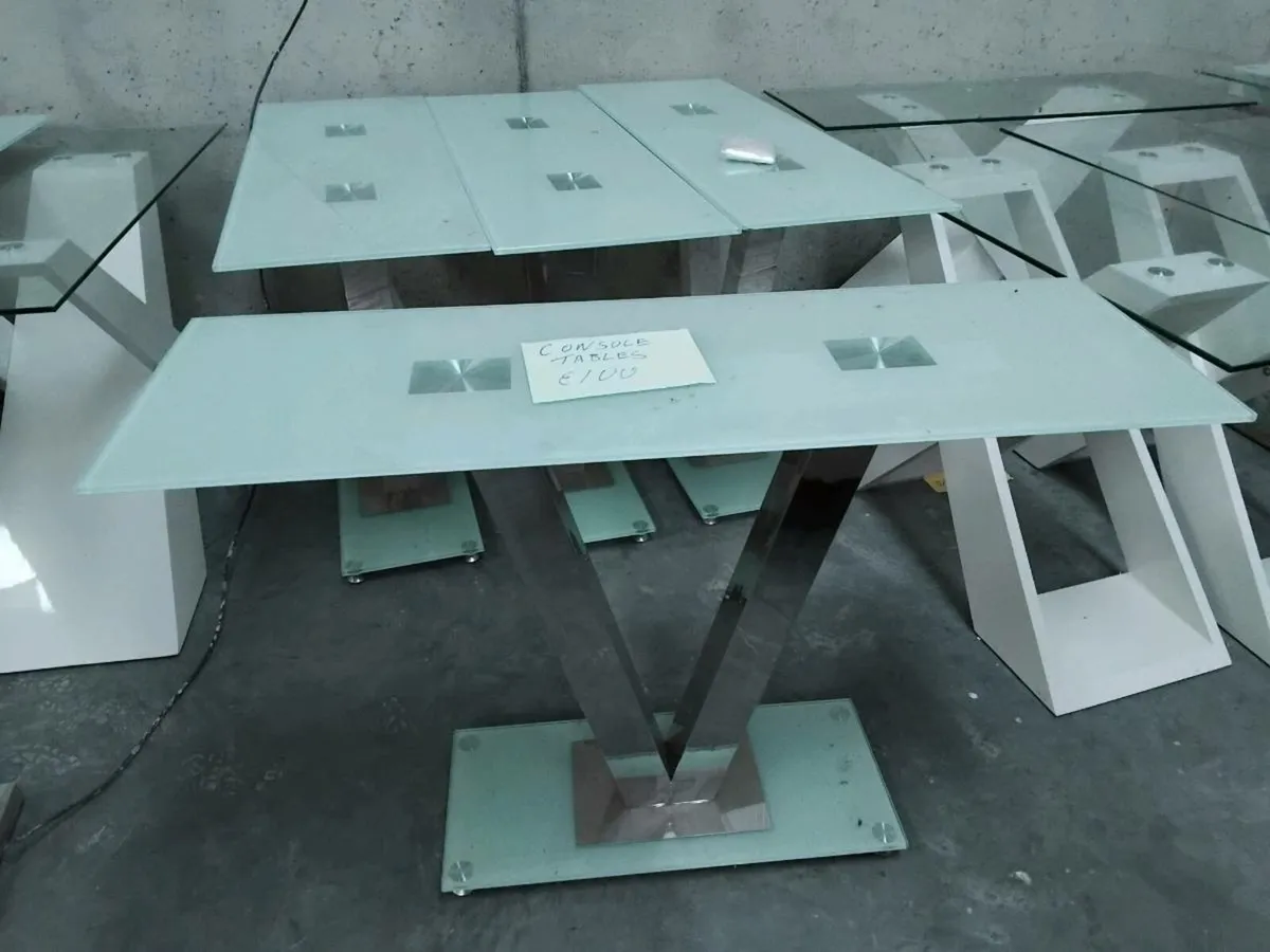 Selection of console tables 100 each