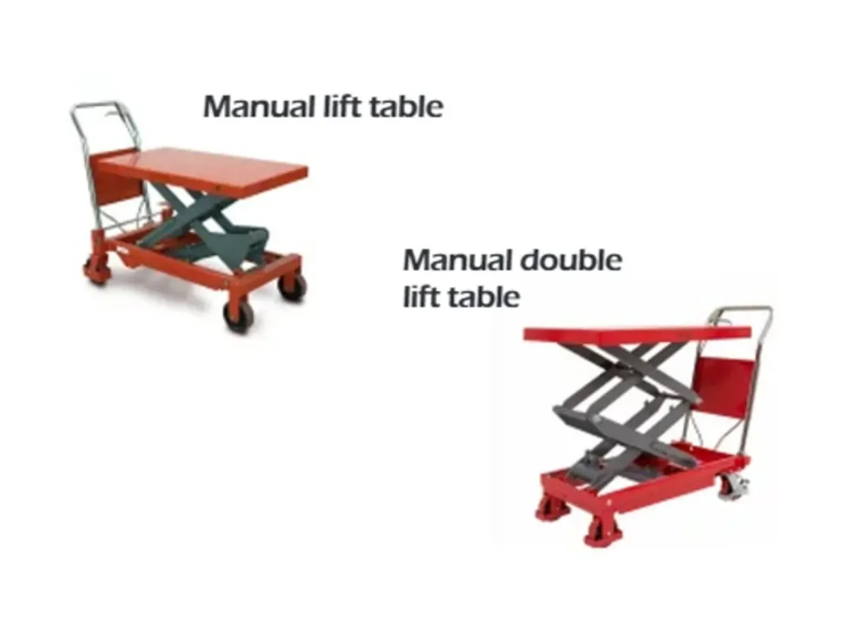 [00] Manual Scissor Lift Tables (150kgs to 100kgs) - Image 2