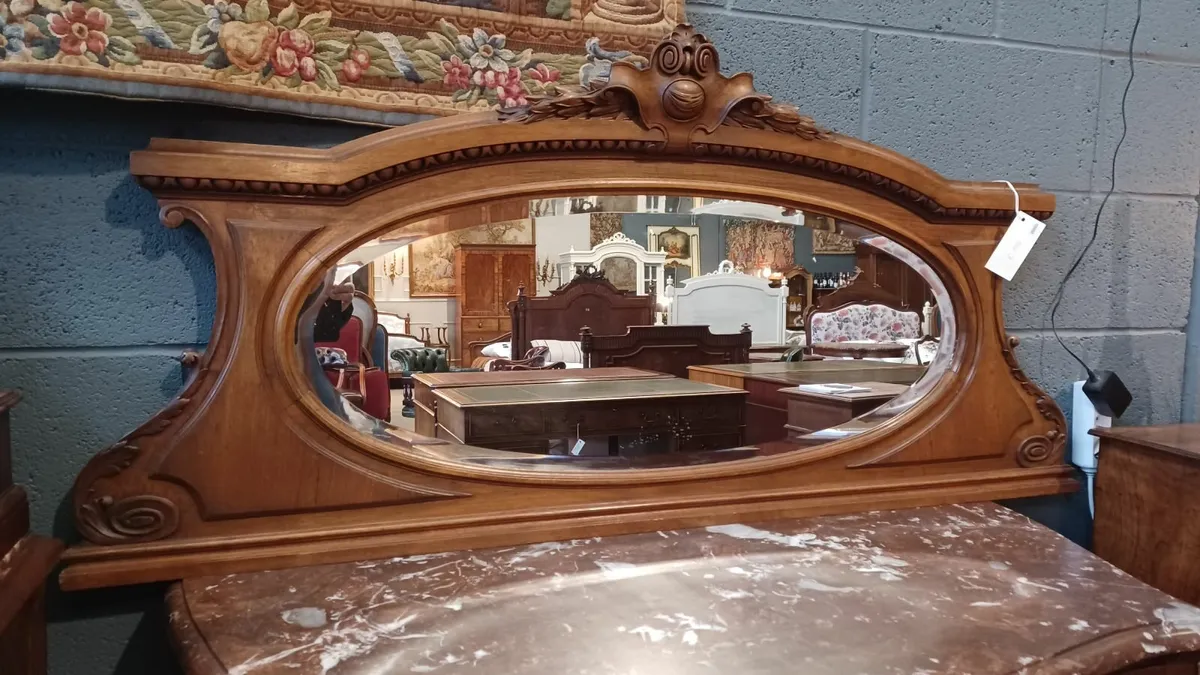 Overmantle Mirror Louis XVI - Image 1