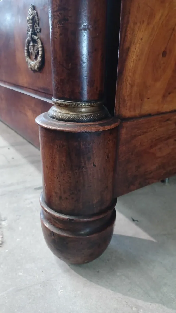 Original French Empire chest of drawers - Image 4