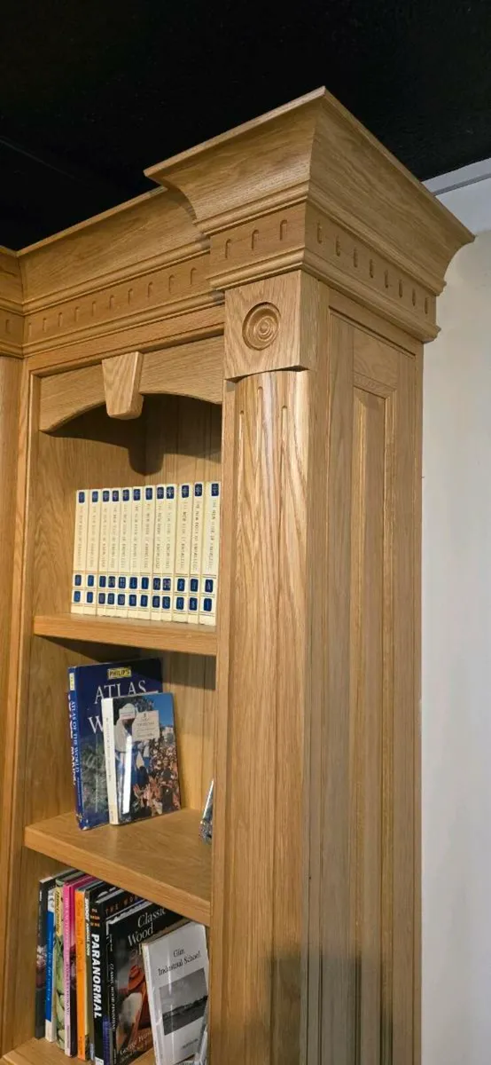 Solid Oak In-frame Home Office (Ex Display) - Image 3