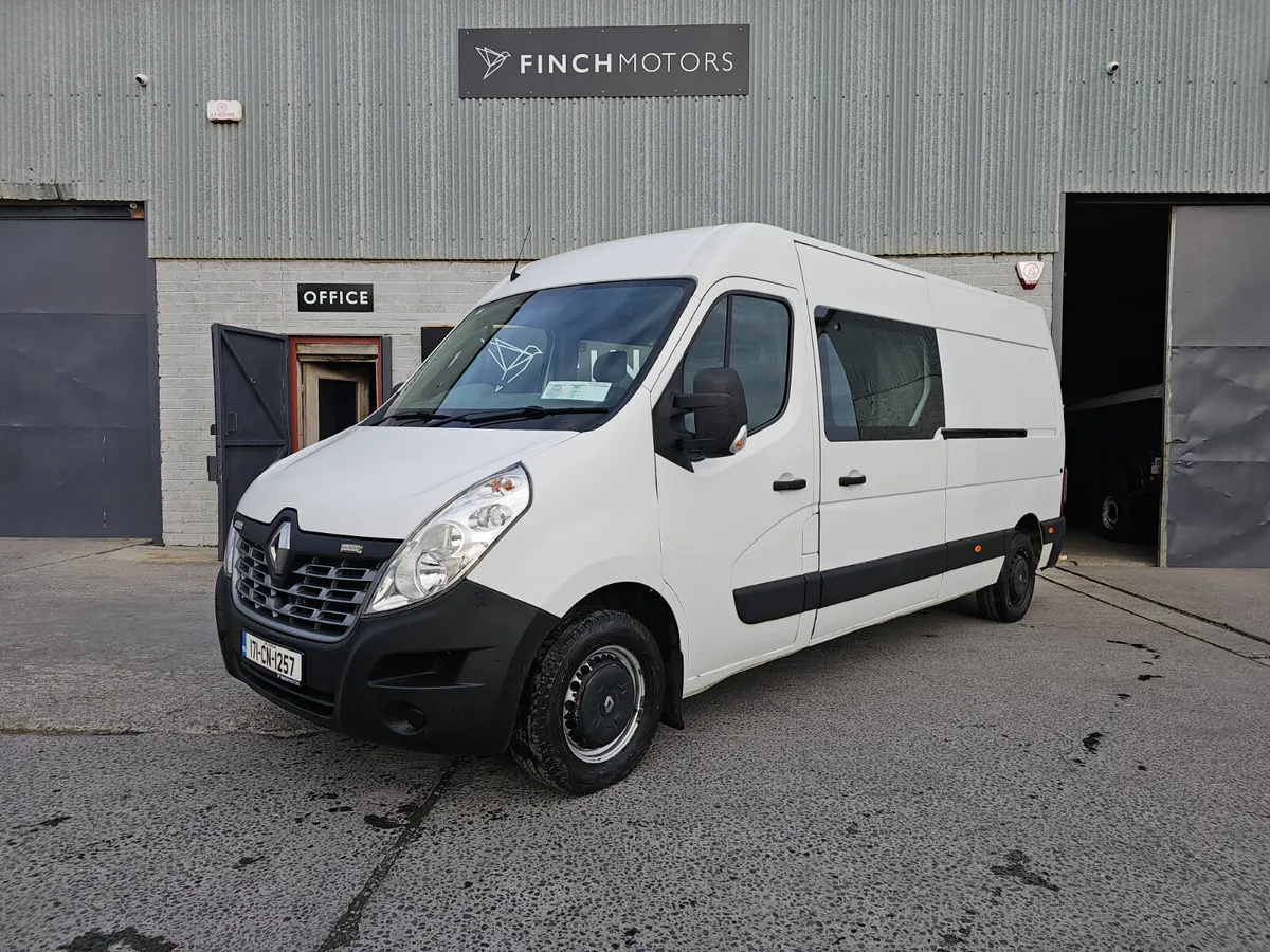 RENAULT MASTER 2.3 130 BHP // 7 SEATER CREWCAB - Image 4