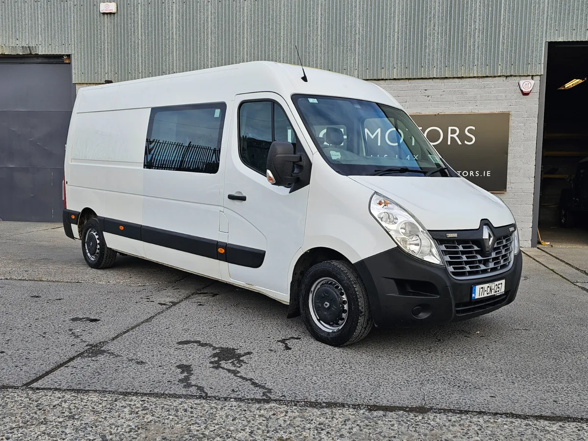 RENAULT MASTER 2.3 130 BHP // 7 SEATER CREWCAB - Image 1