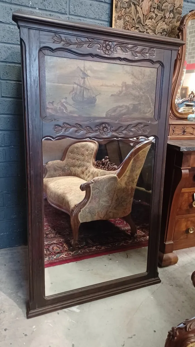 French trumeau mirror - Image 1