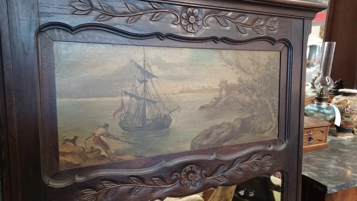 French trumeau mirror - Image 4