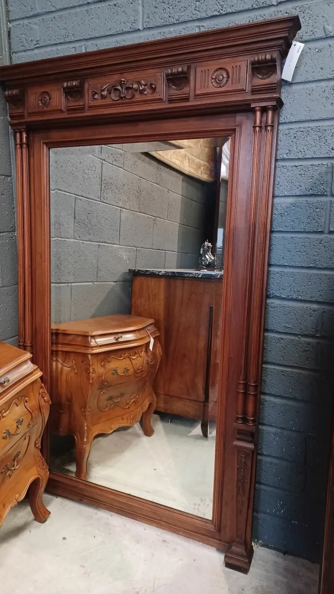 Large Antique Mirror Henry II - Image 2