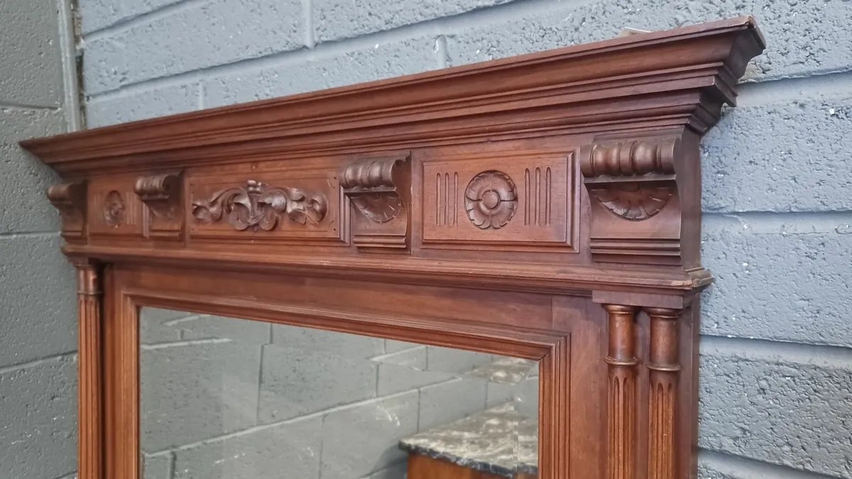 Large Antique Mirror Henry II - Image 1