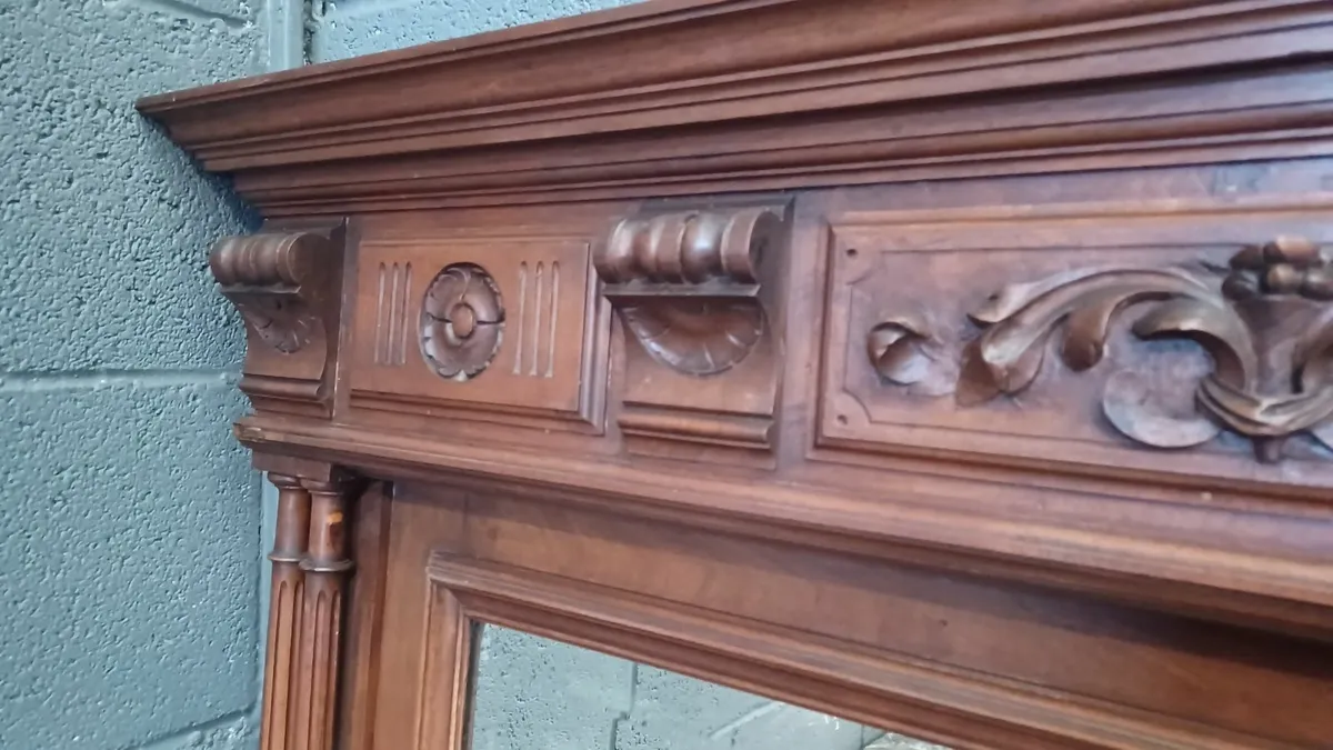 Large Antique Mirror Henry II - Image 4