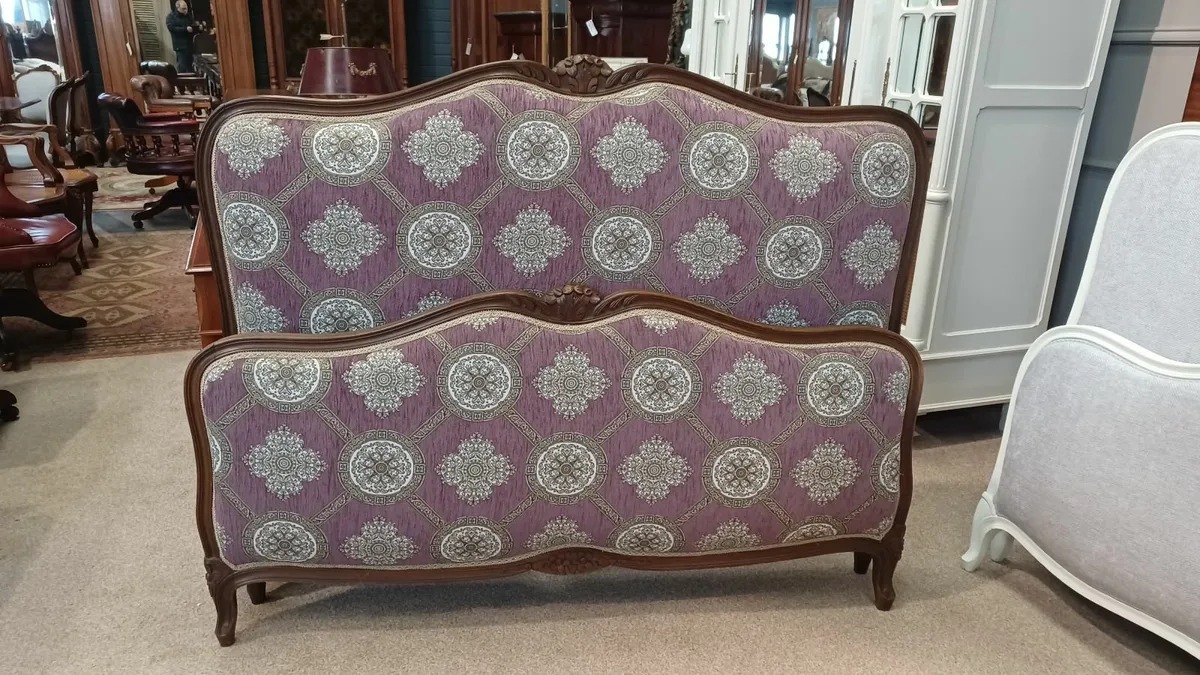 Three French Classic Antique Beds in Louis XV - Image 2