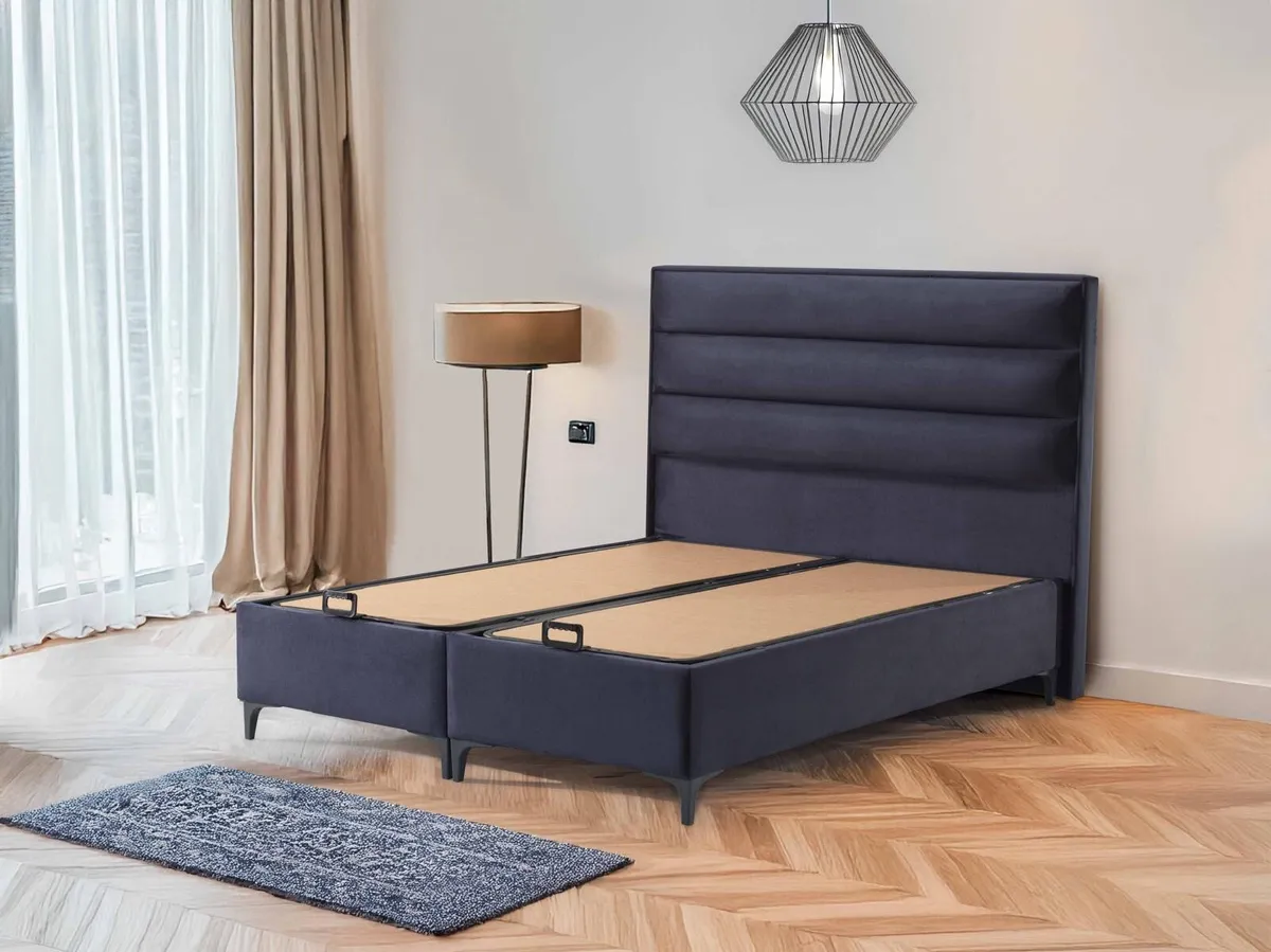 Main picture double storage bed 799€ - Image 3