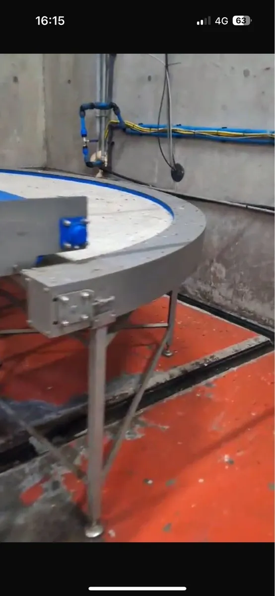 5 metre stainless wash conveyor and 180 conveyor - Image 2