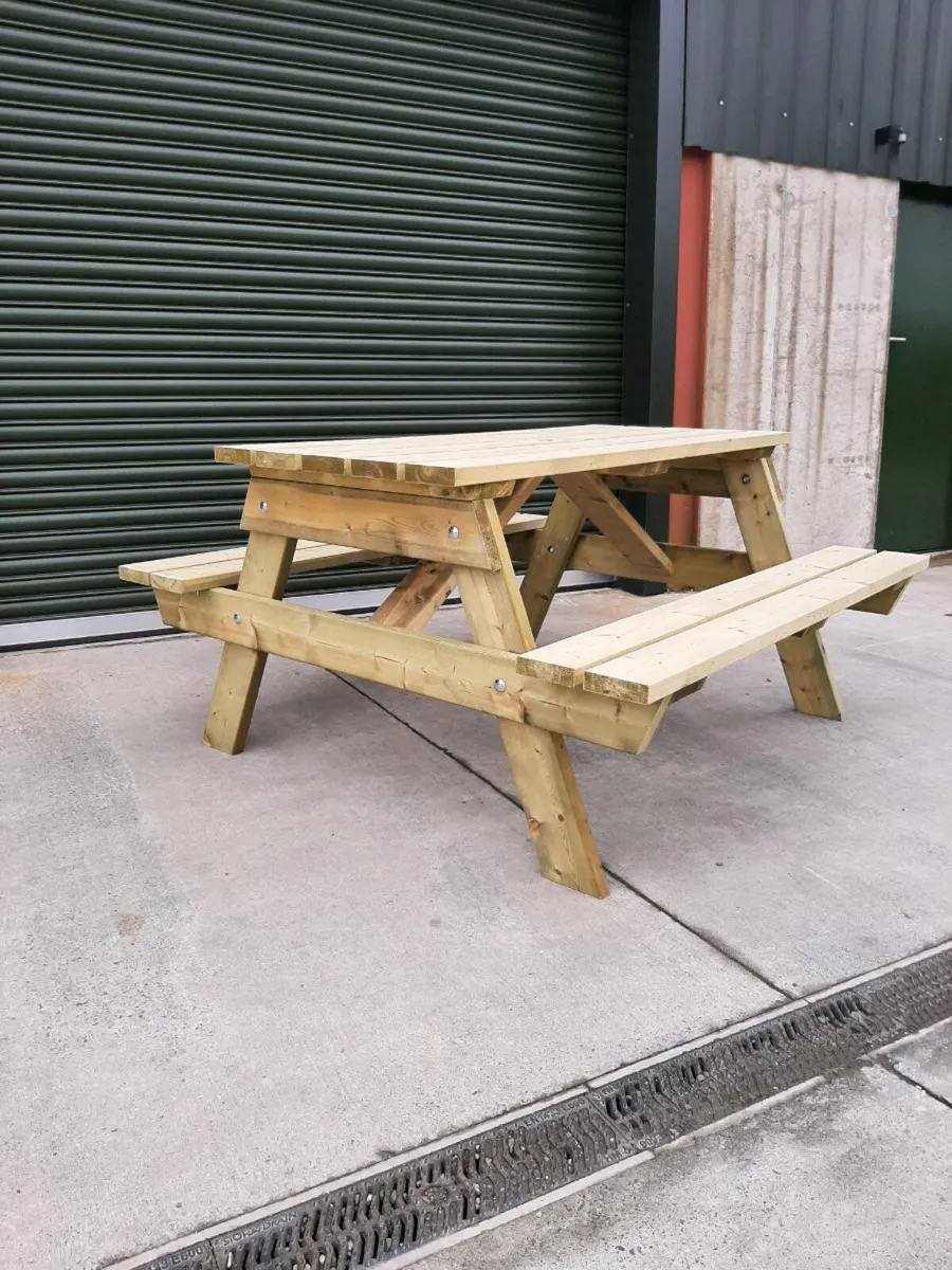 5ft Picnic benches - Image 1