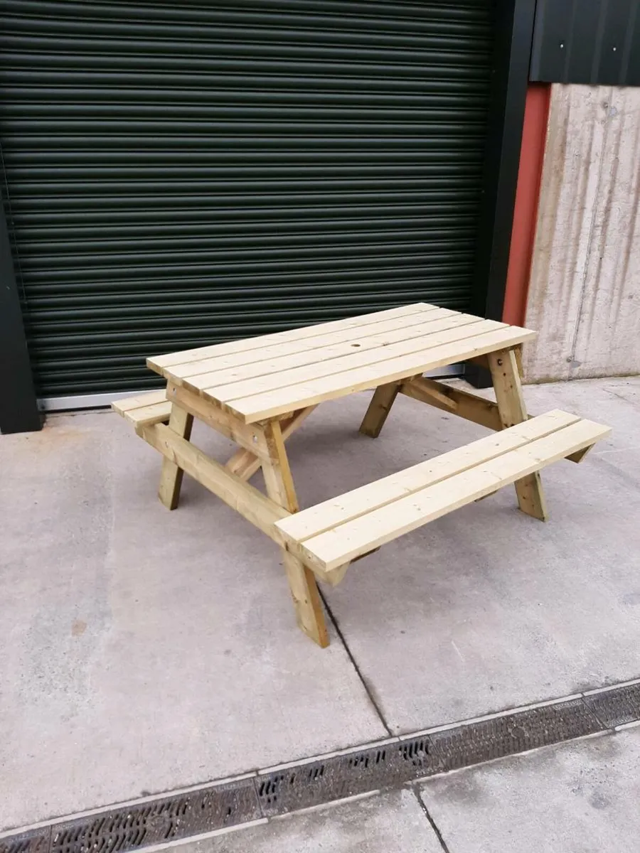 5ft Picnic benches - Image 2