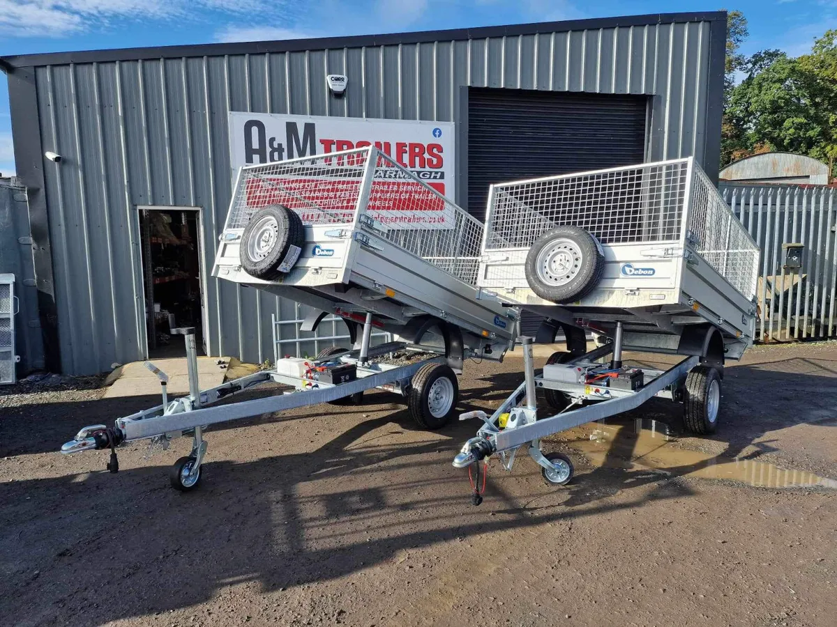 Tipper trailer M-tec 8x5  tipping - Image 3