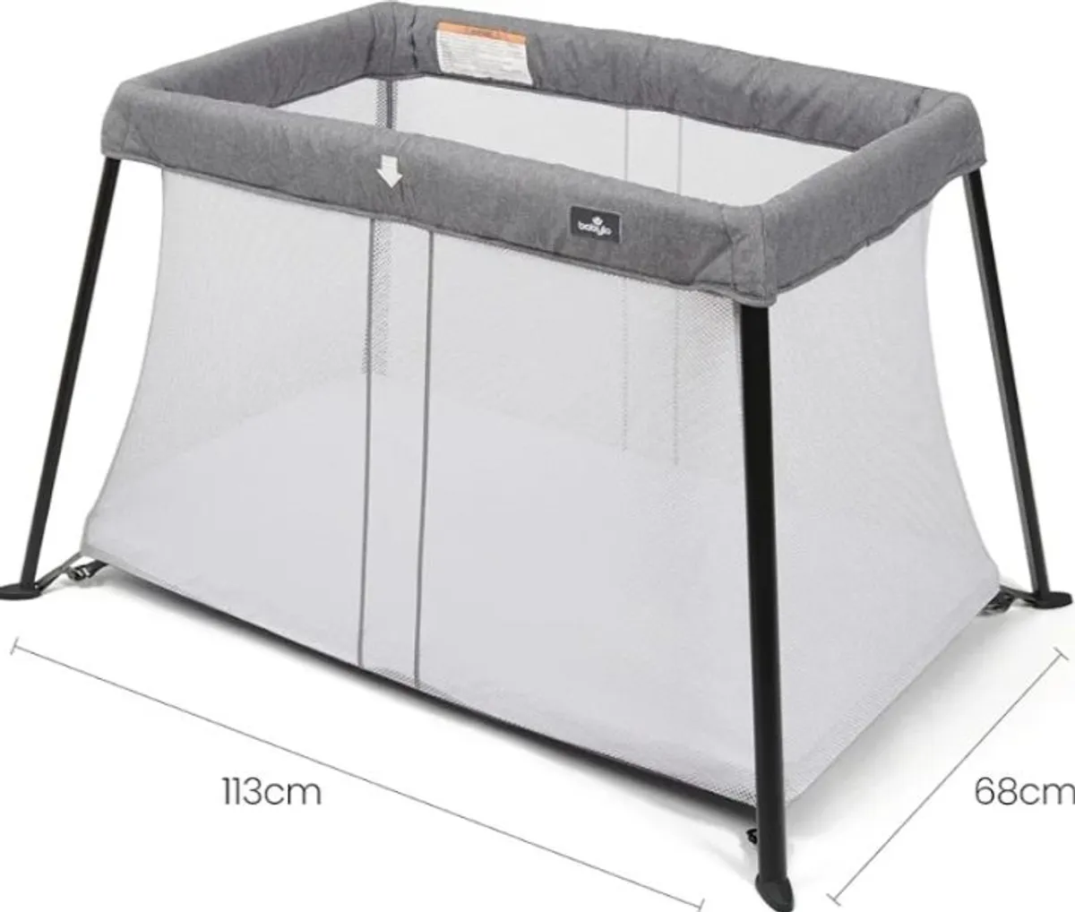 [Used once] Babylo Travel Cot Excellent Condition - Image 1