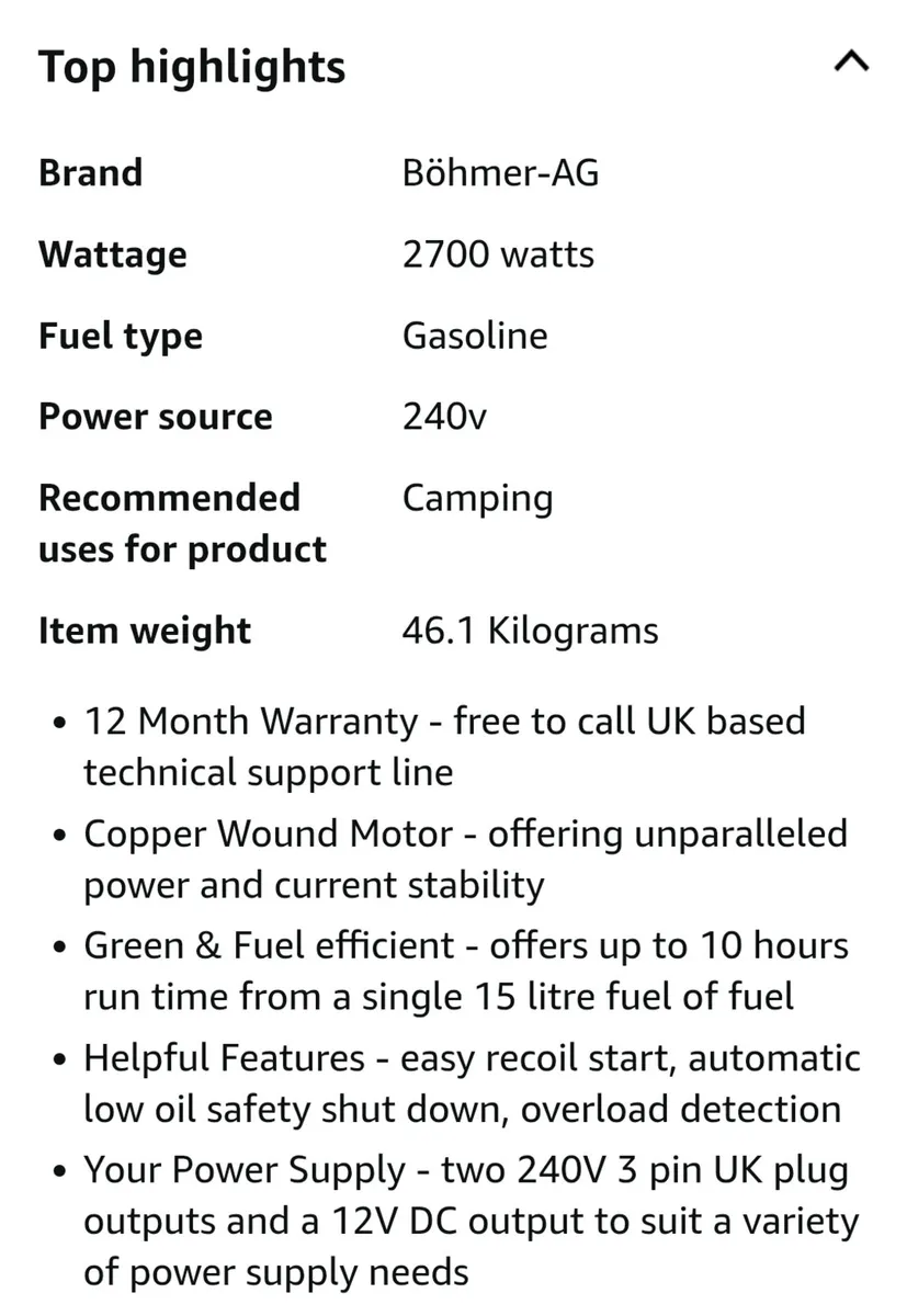 BÖHMER-AG WX3000K Generator - Image 3