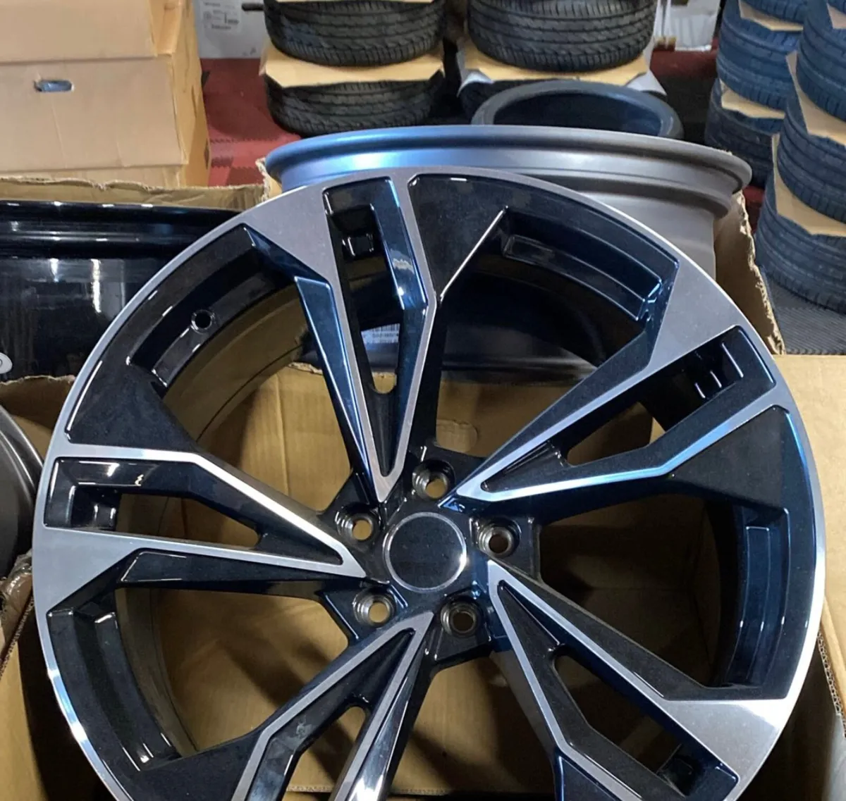 19” RS 5x112 alloys and tyres new