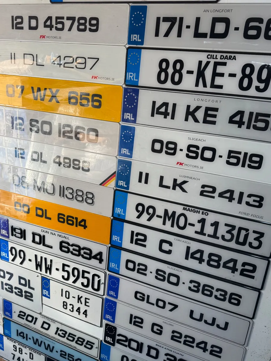 Gel German jap 3d & 4d plates delivered - Image 1