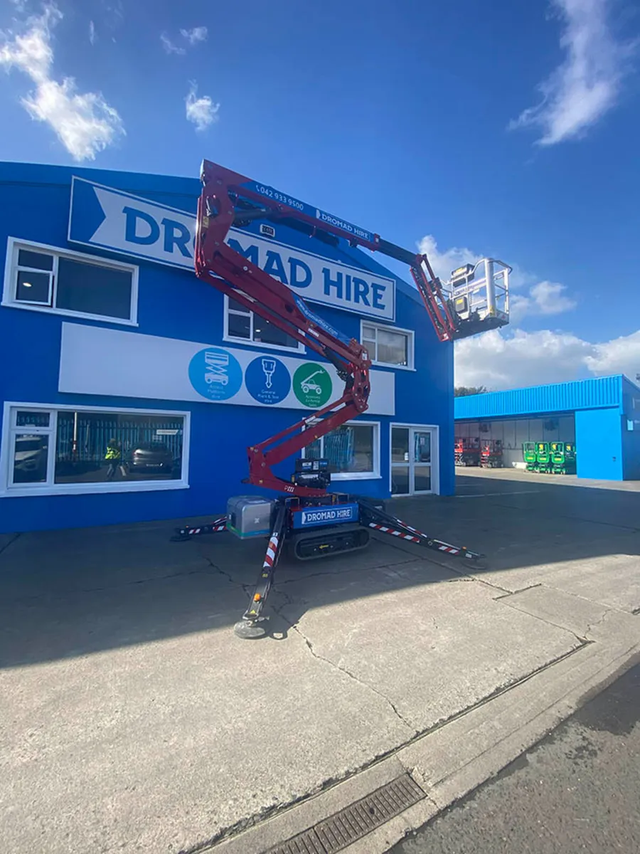 HINOWA 15m TRACKED SPIDER BOOM LITHIUM BATTERY - Image 1