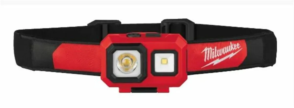 Milwaukee LED Head Light Torch Alkaline 450L - Image 1