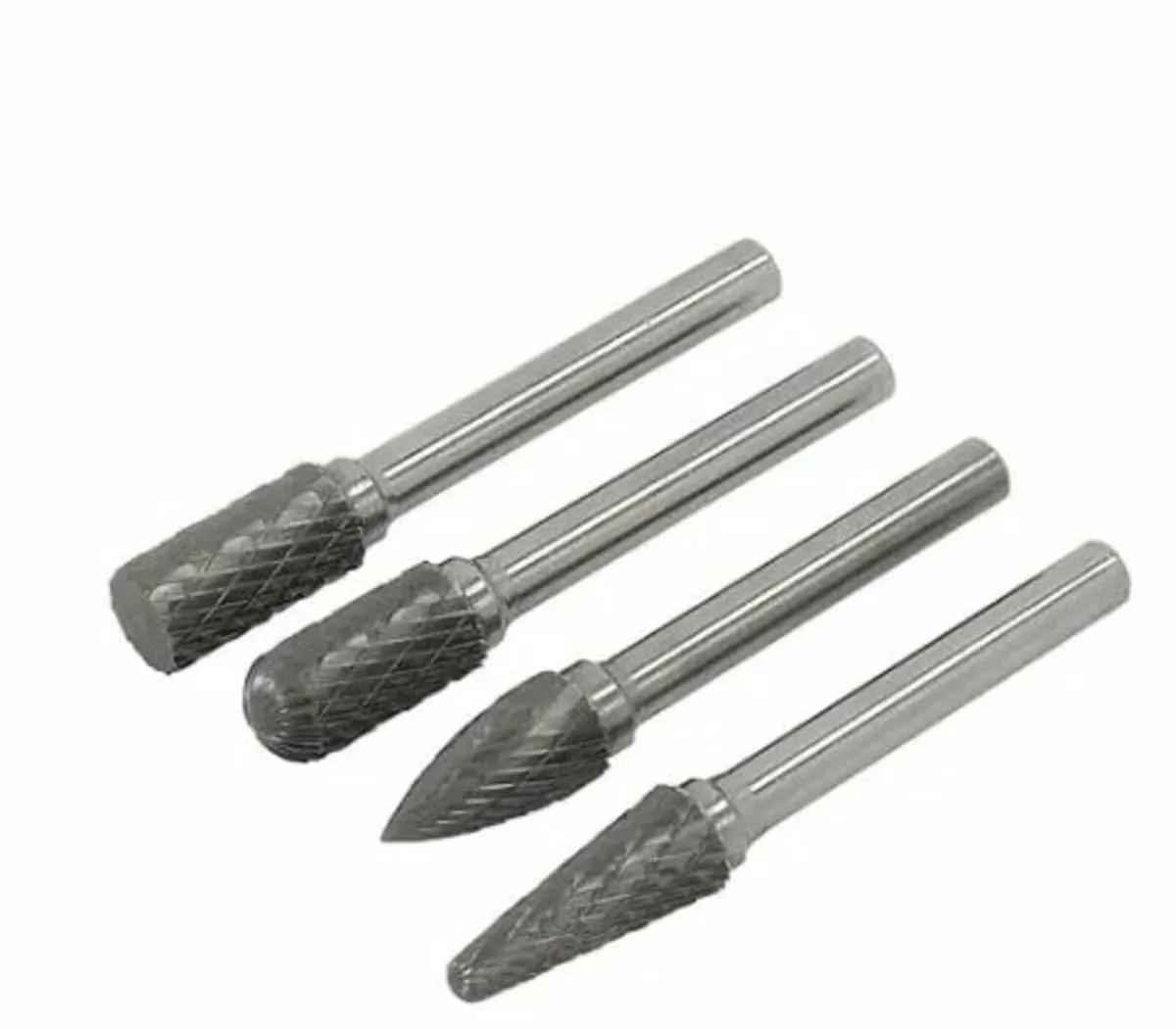 Carbide Burr Rotary File Set 4 Pc - Image 1