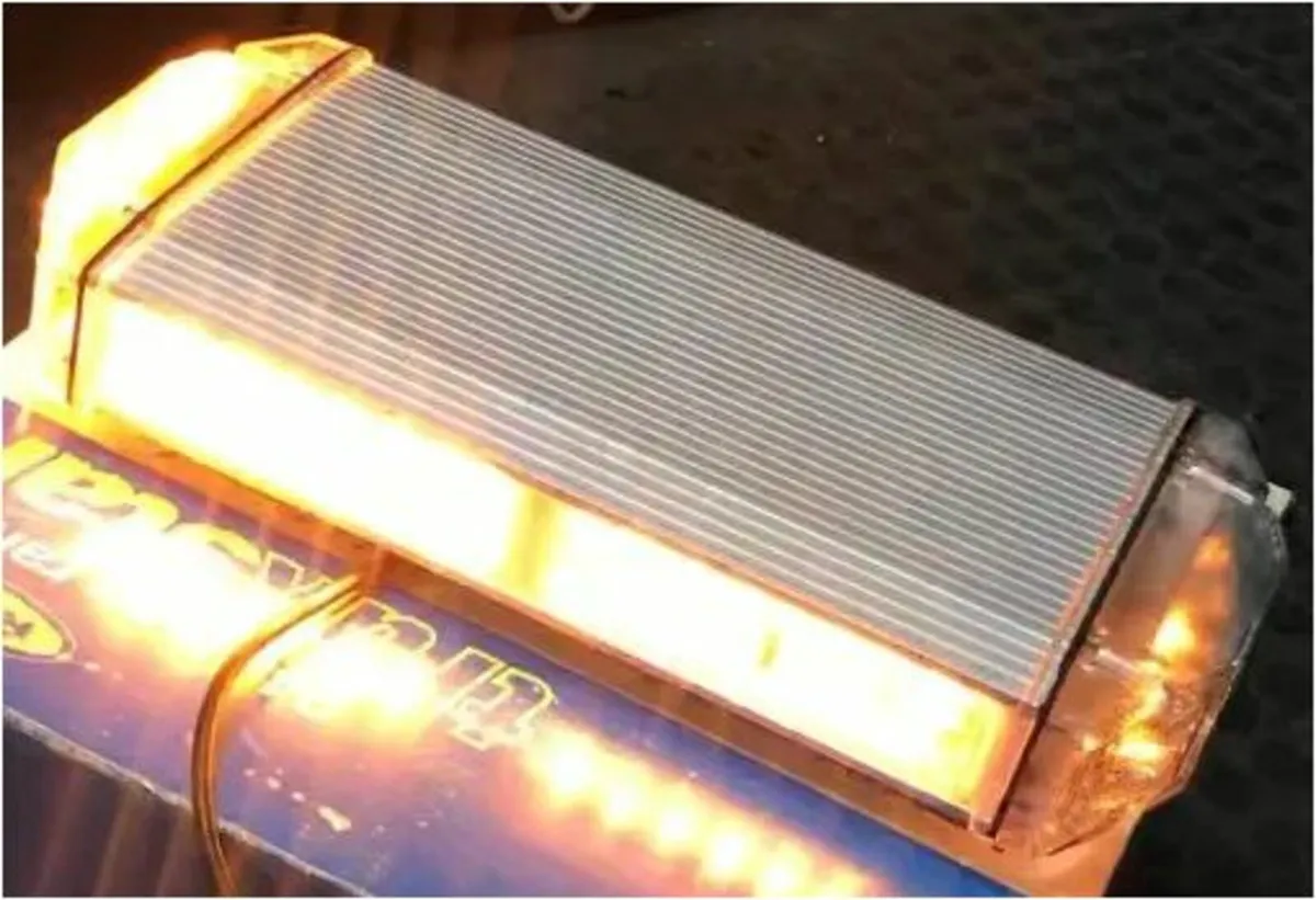 Mini Magnetic Tractor LED Bar Beacons Lights 12v | - Image 1