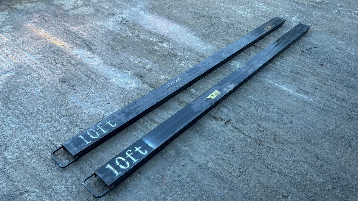 New & Unused SKLP 10 Foot Fork Extensions - Image 3