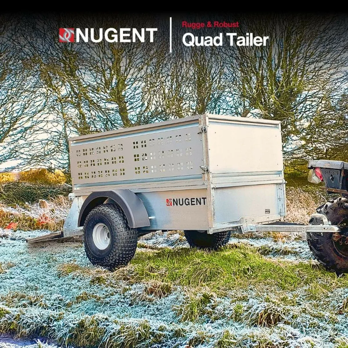 New 6x3ft Nugent off road quad trailer suit sheep - Image 2