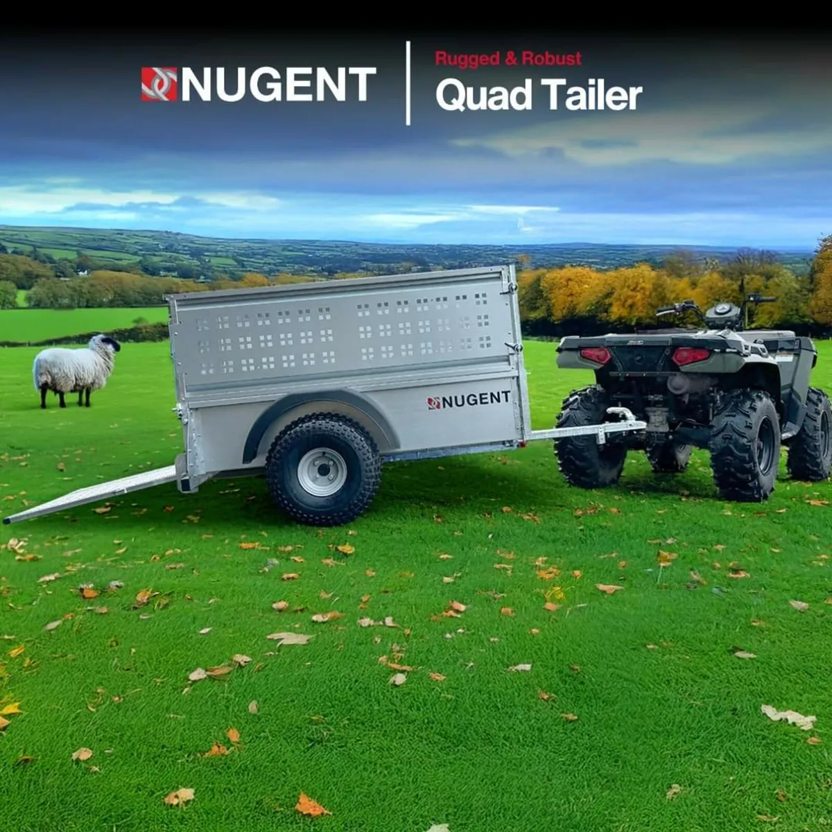 New 6x3ft Nugent off road quad trailer suit sheep - Image 3