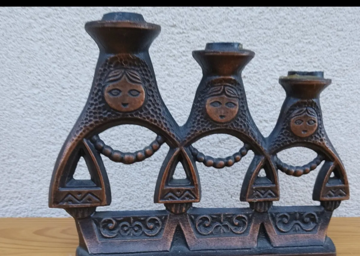 HeavBronze Soviet designer Matrijoska candleholder - Image 1
