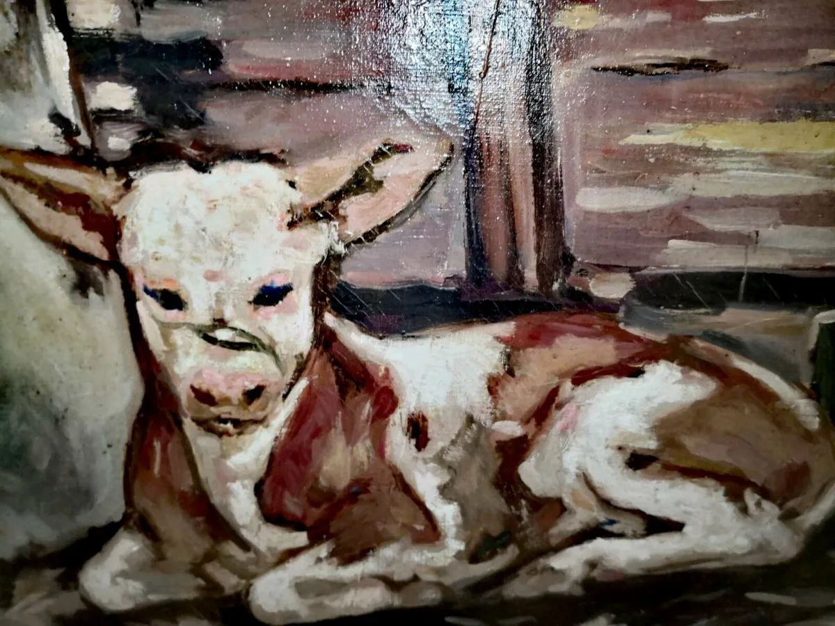 Original Karoly Bokor (1887-1997) oil painting - Image 3