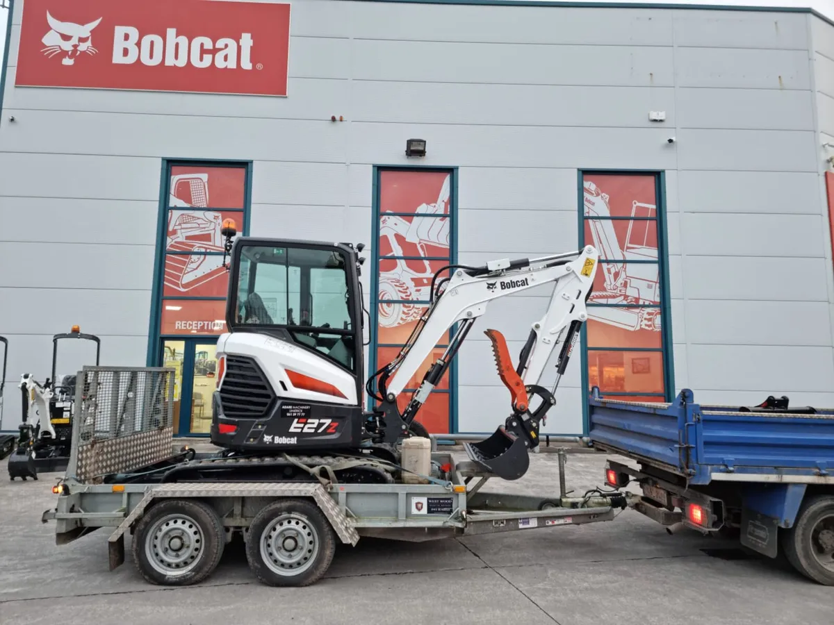 Bobcat E27z Mini Digger | 0% Finance - Image 2