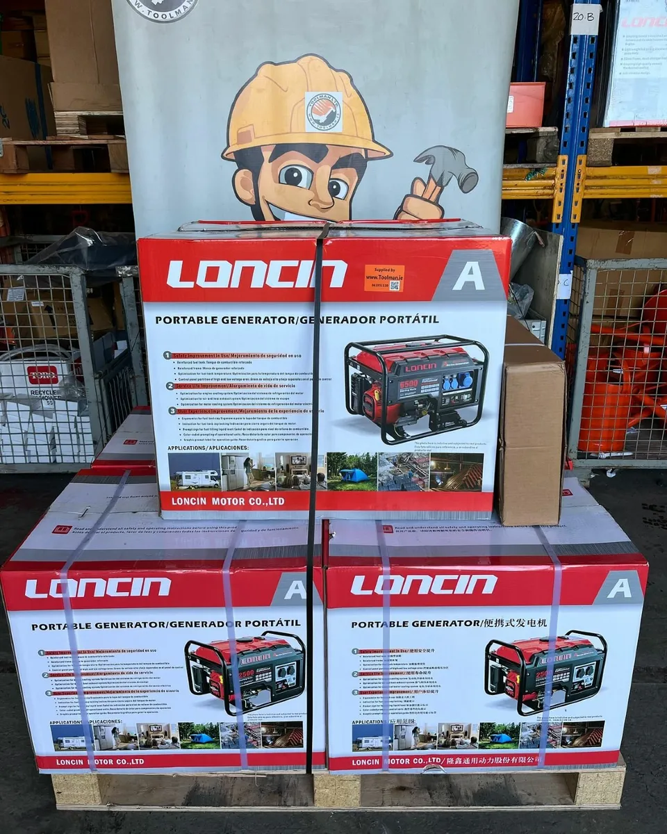 Honda, Yanmar and Loncin Generators at Toolman.ie - Image 2
